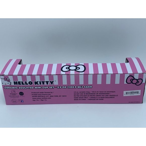 Hello Kitty Ceramic Sculpted Mini Cup Set - Picture 7 of 8